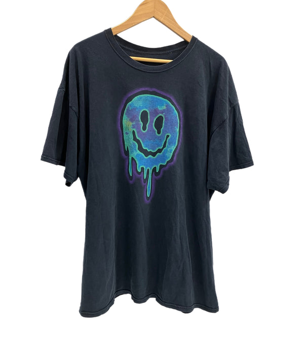 US US古着 00's ゴーストケミカルスマイリー アートT Tシャツ ブラック 101MT-4440