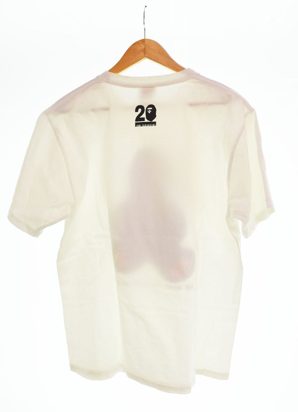 アベイシングエイプ A BATHING APE NW20TH JUN TAKAHASHI TEE 高橋盾 半袖Tシャツ BAPE Tシャツ Tシャツ ホワイト Lサイズ 103MT-2506
