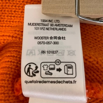 【中古】シュプリーム SUPREME 23AW 18 ウィーラー ビーニー 18-Wheeler Beanie 帽子 メンズ帽子 ニット帽 オレンジ 201goods-694