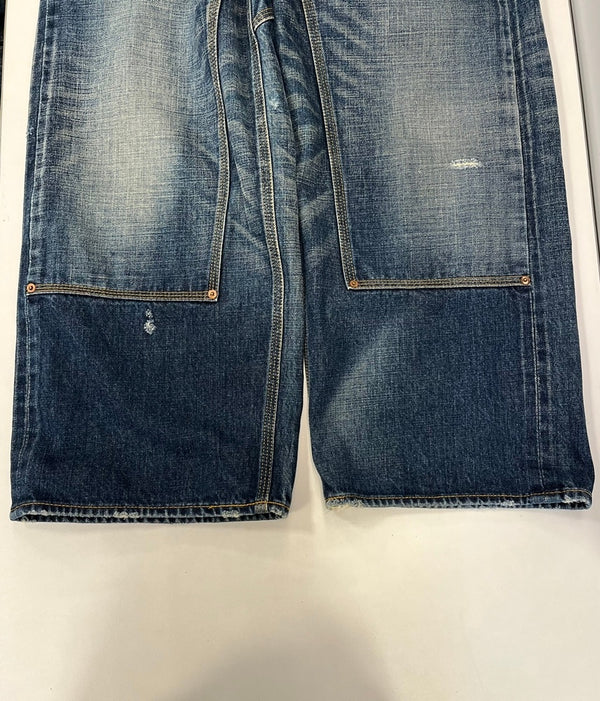 シュガーヒル SUGARHILL MUSTY FADED DOUBLE KNEE DENIM PANT 22AWPT12 デニム ブルー サイズ32 101MB-773