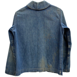 【曜日割引対象外】 ヴィンテージ vintage 40's~ US.NAVY ショールカラー デニムカバーオール ジャケット ブルー 201MT-4750 VB