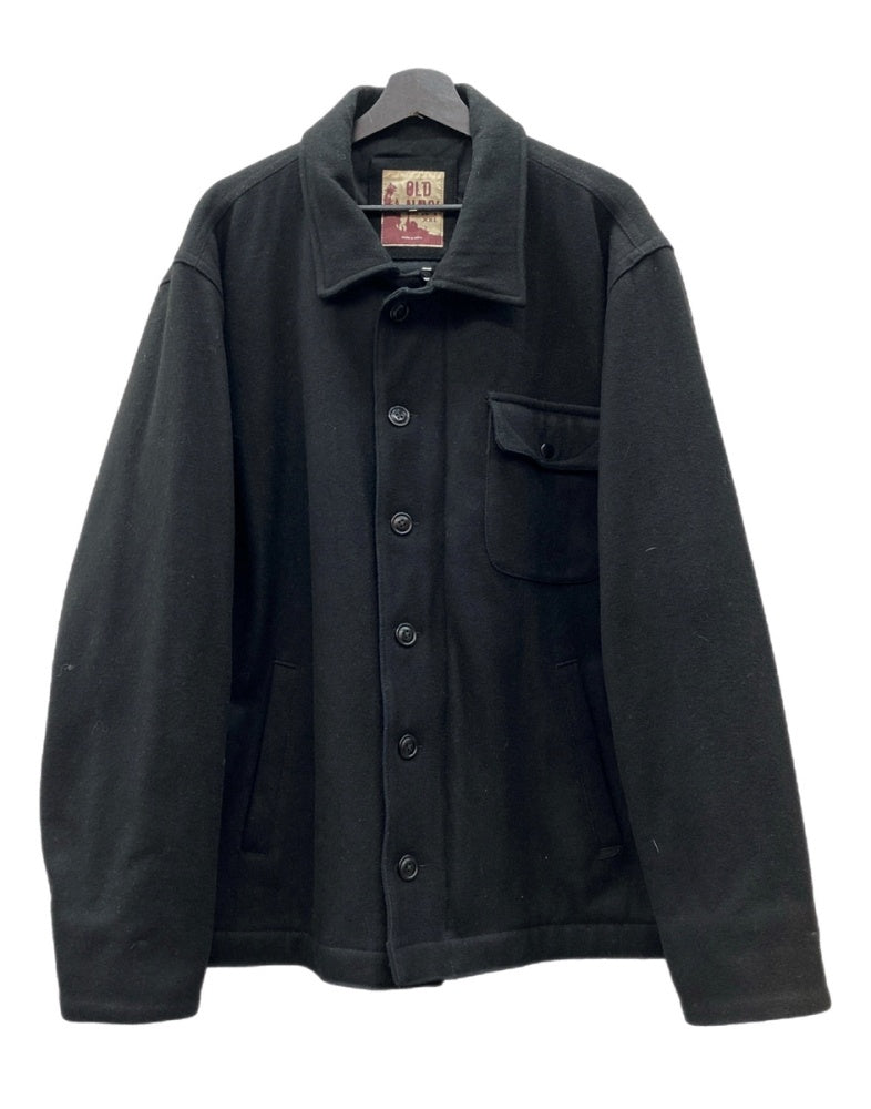 OLD NAVY A2タイプ ウールジャケット ブラック M 00s OLD NAVY A-2 Type Wool Jacket size : M . . . US.NAVYのA-2