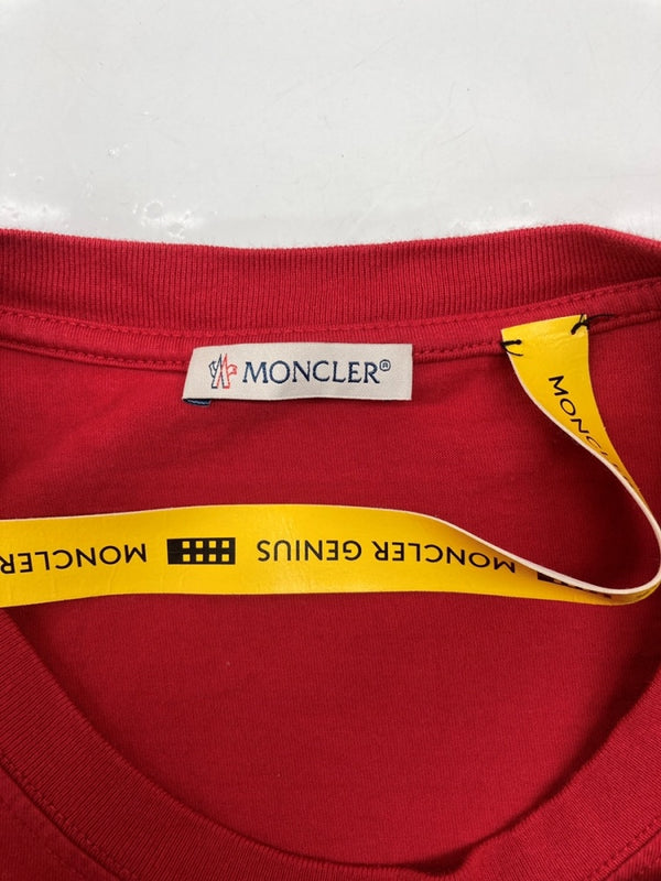 モンクレール MONCLER GENIUS × Fragment フラグメント SS CIRCUS T-Shirt サーカス Tシャツ 藤原ヒロシ プリント 半袖 赤 H209U8C00003 M2353 Tシャツ ロゴ レッド XLサイズ 104MT-2339