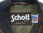 ショット SCHOTT USA製 シングルライダースジャケット 茶タグ レザージャケット 茶 42 ジャケット ブラウン 103MT-2187