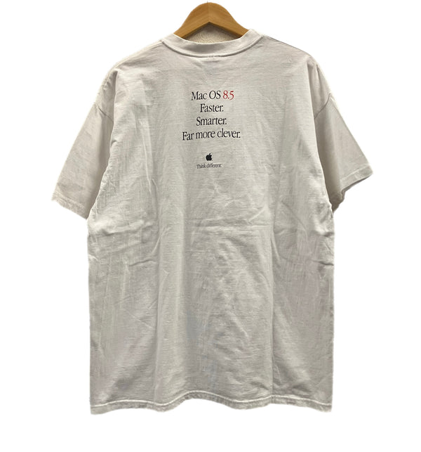 ヴィンテージ vintage 90年代 90's Hanes Apple "Mac OS8.5" Sherlock アップル マック シャーロック プリント XL Tシャツ ホワイト LLサイズ 101MT-3829