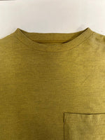 パタゴニア PATAGONIA 90s 90's 90年代 オーバルロゴ 鹿子 長袖 ポケットTシャツ ロンT 黄 ロンT イエロー Lサイズ 101MT-5110