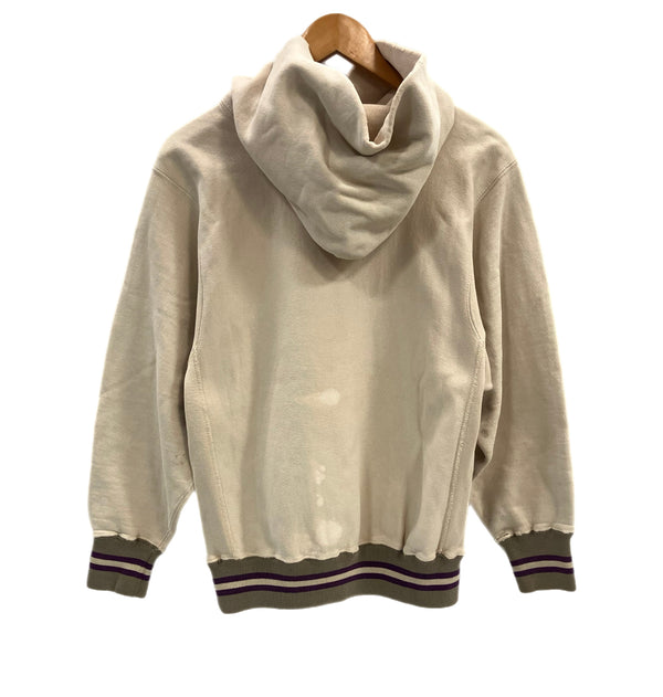 チャンピオン Champion 90's 90年代 ヴィンテージ vintage 刺繍タグ リバースウィーブ REVERSE WEAVE スクリプトロゴ リブライン アメリカ製 MADE IN USA パーカ ベージュ Mサイズ 101MT-4857