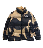 ノースフェイス THE NORTH FACE ×SUPREME 21AW  Bleached Denim Print Nuptse Jacket ブリーチ デニム プリント ヌプシ ジャケット ND52100I XL ジャケット マルチカラー LLサイズ 101MT-5015