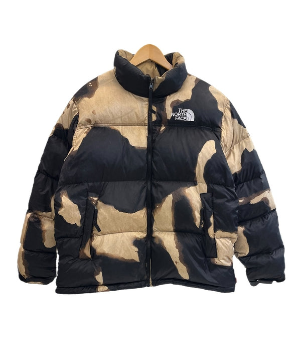 ノースフェイス THE NORTH FACE ×SUPREME 21AW  Bleached Denim Print Nuptse Jacket ブリーチ デニム プリント ヌプシ ジャケット ND52100I XL ジャケット マルチカラー LLサイズ 101MT-5015
