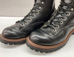 レッドウィング RED WING LINEMAN BOOTS ラインマン ブーツ レースアップ Vibramソール 革靴 ワーク シューズ 7 1/2D 黒 2934 メンズ靴 ブーツ ワーク ブラック 25.5cm 104S-764