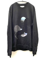 メゾン マルタン マルジェラ Maison Martin Margiela イーグル パッチ クルーネック スウェット シャツ S30GU0019 50 ブラック 601MT-40