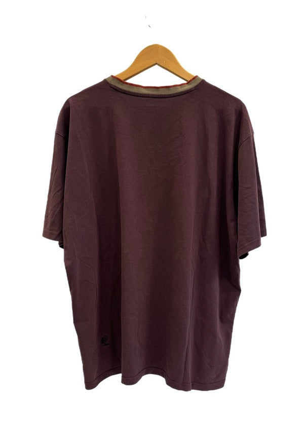 パタゴニア PATAGONIA 06ss 2000年代 rhythm リズムシリーズ 刺繍 Tシャツ 紫 44648S6 XL Tシャツ パープル 101MT-5109