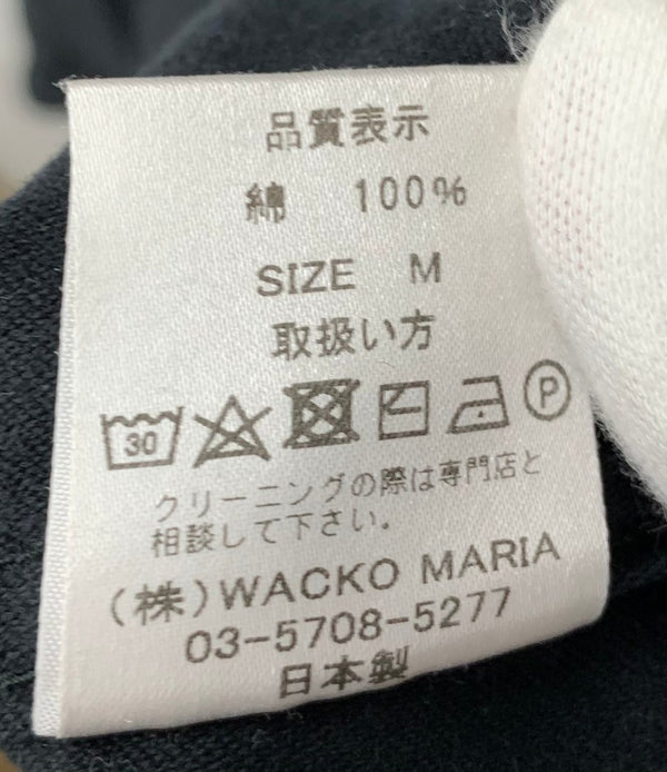 ワコマリア WACKO MARIA 天国東京  長袖シャツ ロゴ ブラック Mサイズ 201MT-2541