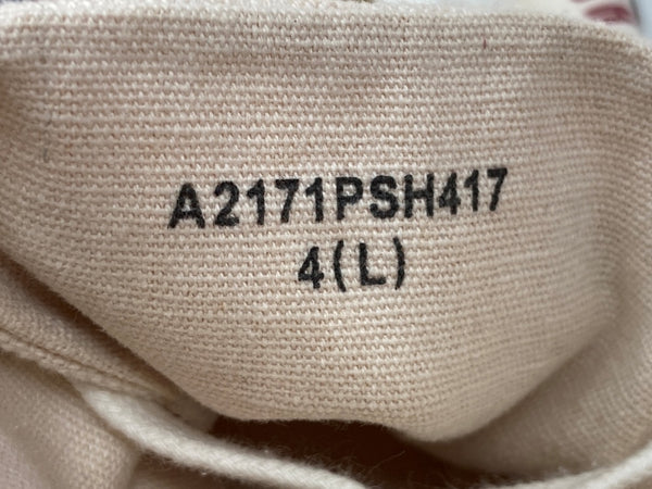 ピンクハウス PINKHOUSE ハイカット ワッペン レトロ ロゴ レースアップ SNEAKERS シューズ  オフホワイト BEIGE A2171PSH417 レディース靴 スニーカー ベージュ Lサイズ 104S-823