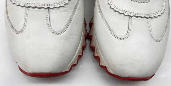 クリスチャンルブタン Christian Louboutin LOUBISHARK ルビシャーク カーフスキン レザー VERSION WHITE バージョンホワイト イタリア製 WHITE 白 3200517 WH43 レディース靴 スニーカー ホワイト SIZE40 104S-993