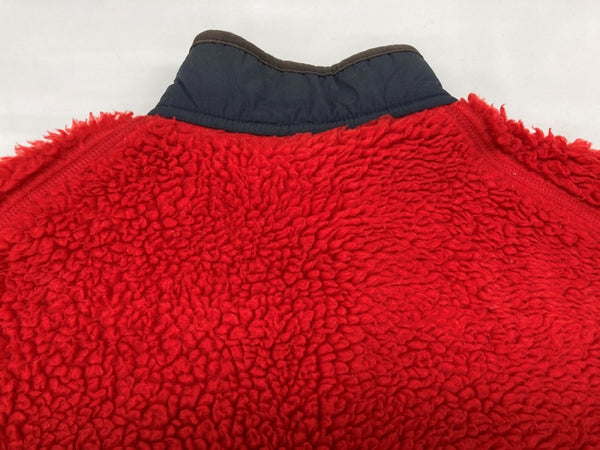 パタゴニア Patagonia レトロX ボアベスト フリース アウトドア 胸ポケット ロゴ刺繡 キッズ規格 USA製 RED 赤 STYLE65561 ベスト ロゴ レッド KIDS XL(14) 104LT-259