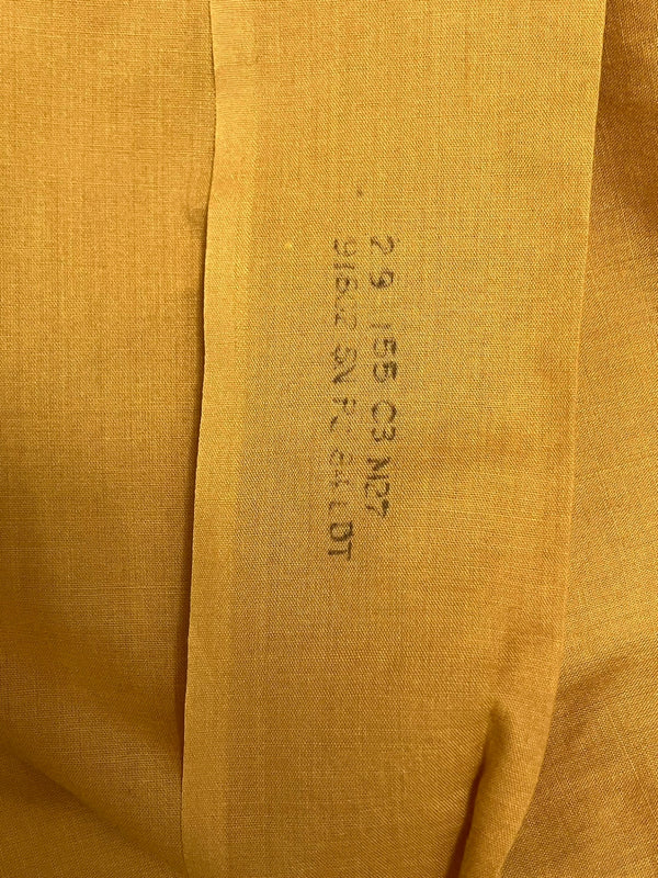 ヴィンテージ vintage 60's 60s 60年代 VAN HEUSEN vanopress 開襟シャツ オープンカラー 長袖シャツ イエロー Mサイズ 101MT-3273