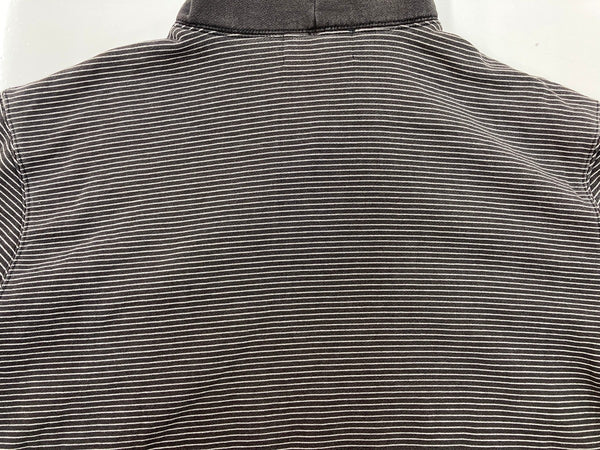 ダブルアールエル RRL Marine Hoodie Sweat マリン フーディー スウェット 黒 パーカ ボーダー ブラック Mサイズ 104MT-2055