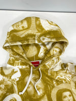 シュプリーム SUPREME Jesus and Mary Hooded Sweatshirt Gold ジーザス マリア キリスト 総柄 フーディ パーカー パーカ イエロー Mサイズ 101MT-4060