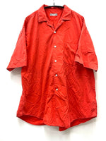 コムデギャルソン COMME des GARCONS 80's デカオム 開閉 半袖 シャツ HB020410 レッド 601MT-45