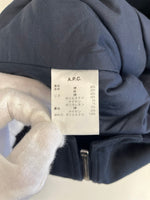 アーペーセー A.P.C. コットン MA-1 ボンバージャケット 紺 1110121 ジャケット ネイビー Sサイズ 101MT-5242
