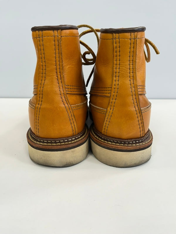 レッドウィング RED WING カヌーモック アイリッシュセッター レースアップ ブーツ ゴールドラセット 9850 メンズ靴 ブーツ ワーク ベージュ 7 1/2 E 101sh-2070