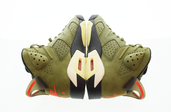 ナイキ NIKE AIR JORDAN 6 RETRO TRAVIS SCOTT エアジョーダン 6 レトロ トラヴィススコット スニーカー CN1084-200 メンズ靴 スニーカー グリーン 26.5cm 103S-789