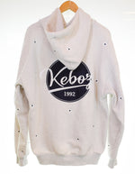 ケボズ KEboz NICK GEAR 花柄刺繍フーディ ニックギア 別注 FH223-1296G L パーカ グレー Lサイズ 103MT-3465