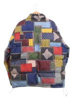 ステューシー STUSSY 19AW Patchwork Puffer Jacket パッチワーク ダウンジャケット ジャケット マルチカラー LLサイズ 103MT-3523