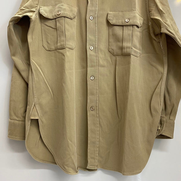 【曜日割引対象外】 ヴィンテージ vintage 40's 50's PACEMAKER  Work Shirts 長袖シャツ ベージュ 201MT-4420 VB