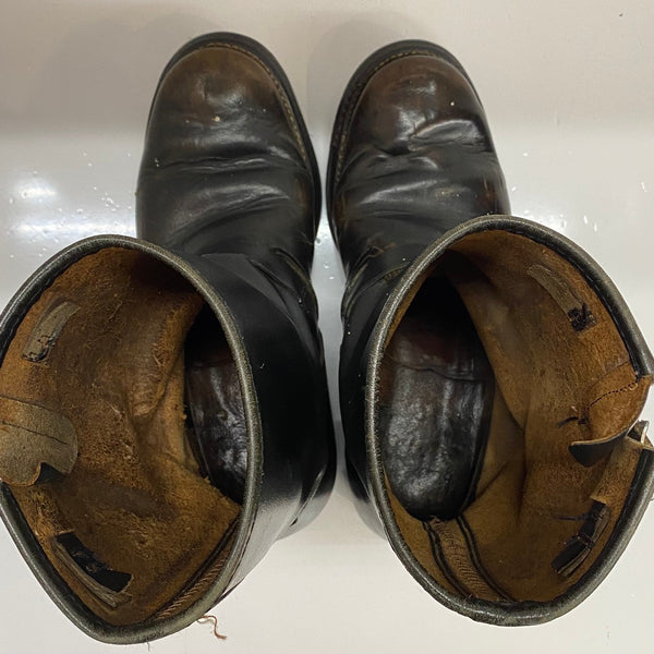 【曜日割引対象外】 ヴィンテージ vintage 40's 50's US.ARMY エンジニアブーツ メンズ靴 ブーツ エンジニア ブラック 201-shoes1376 VB