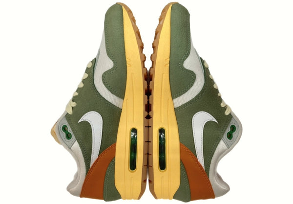 ナイキ NIKE 22年製 WMNS AIR MAX 1 PRM NIKE DESIGN BY JAPAN エア マックス ナイキ デザイン バイ ジャパン 白 緑 FD0395-386 メンズ靴 スニーカー グリーン 25cm 104-shoes488