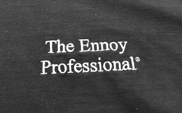 エンノイプロフェッショナル ENNOY 24SS クルーネック Logo ロゴ Tシャツ 黒 SS24BRENCT04NTL Tシャツ ブラック LLサイズ 103MT-2625