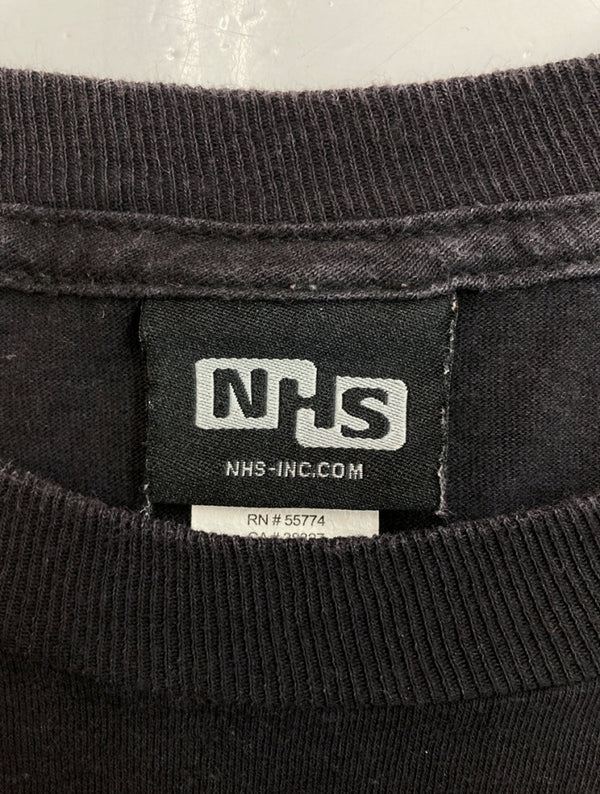 ヴィンテージ vintage 90s 00s INDEPENDENT インディペンデント PRINT S/S TEE プリント Tシャツ NHSタグ OLDSKATE スケボー 両面プリント 黒 Tシャツ ロゴ ブラック Lサイズ 104MT-1209