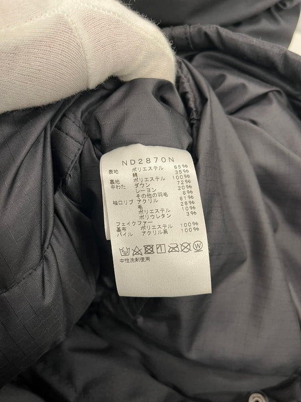 ノースフェイス THE NORTH FACE 65/35 ベイヘッドクロスロングセローダウンコート Long Serow アウター ロング ミドル丈 フード フェイクファー 黒 ND2870N ジャケット ブラック Mサイズ 101MT-5292