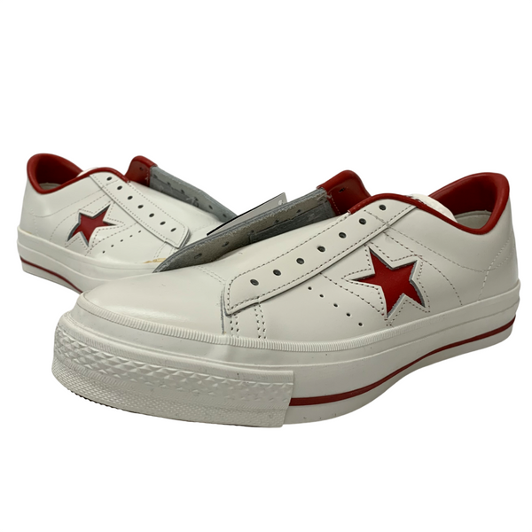 【曜日割引対象外】 コンバース CONVERSE 90's ONE STAR OX 日本製 銀箱 25.5cm デッドストック メンズ靴 スニーカー ホワイト US7サイズ 201-shoes1129 VB