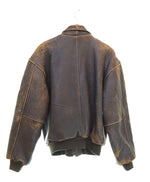 アヴィレックス AVIREX A-2 Flight Jacket レザージャケット フライトジャケット ジャケット ブラウン Sサイズ 103MT-3519