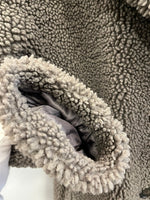 ザラ ZARA テディベアコート テディコート ボア ジャケット  ジャケット グレー USA S 101LT-198