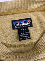 パタゴニア PATAGONIA 90s 90's 90年代 オーバルロゴ 鹿子 長袖 ポケットTシャツ ロンT 黄 ロンT イエロー Lサイズ 101MT-5110