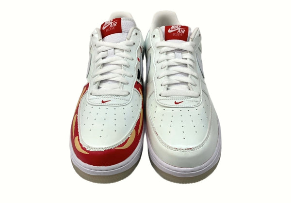 ナイキ NIKE 20年製 AIR FORCE 1 07 PREMIUM I BELIEVE DARUMA エア フォース アイ ビリーブ 達磨 AF1 シューズ 白 DD9941-100 メンズ靴 スニーカー ホワイト 30cm 104S-673