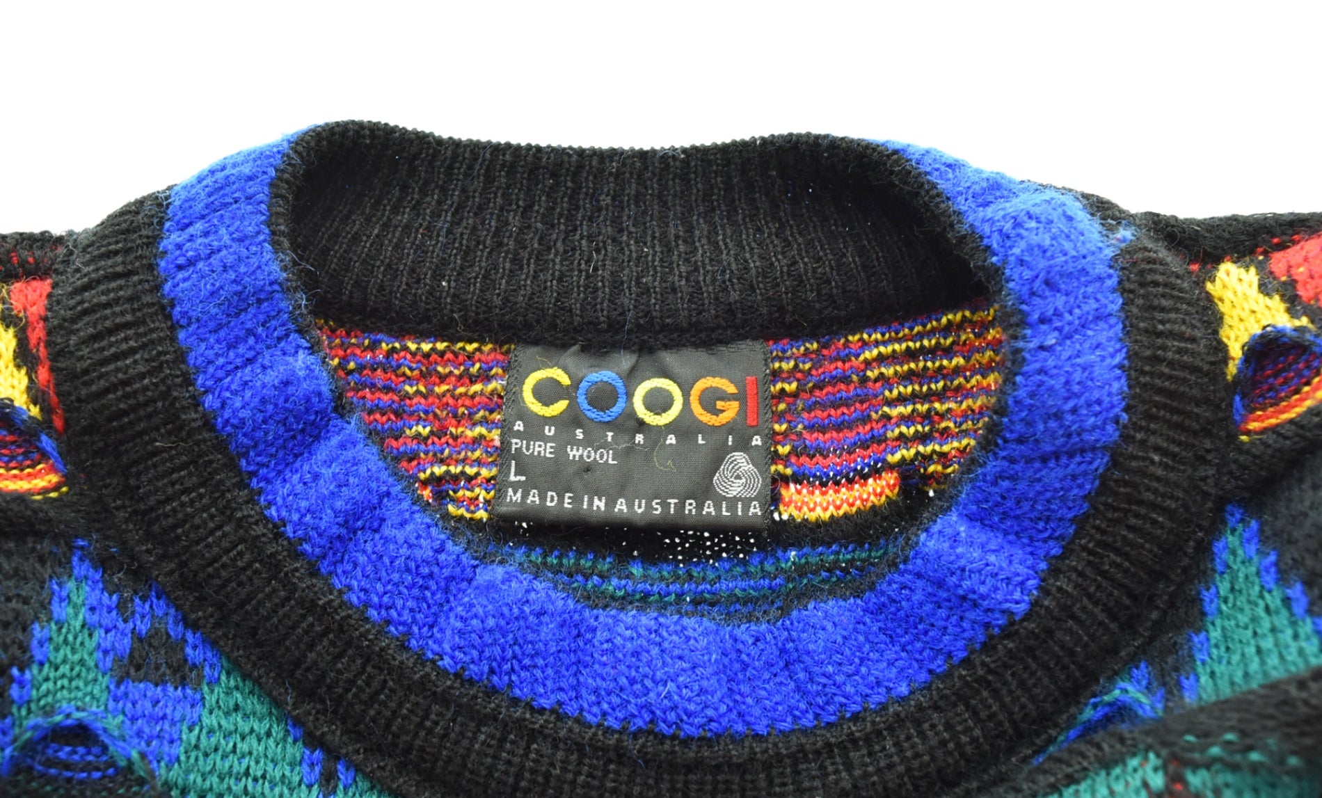 クージー COOGI 3Dニット ウールニット L セーター マルチカラー L