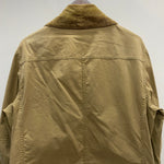 【曜日割引対象外】 ラルフローレン POLO RALPH LAUREN 90's レザー切り替え ファイヤーマン コート ベージュ Mサイズ 201MT-3852 VB