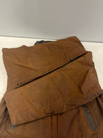 バブアー BARBOUR 90's 90年代 BUCKHOUSE バックハウス ダブルネーム BUSHMAN JACKET ブッシュマンジャケット ワックス コットン オイルドジャケット ハンティング VINTAGE ヴィンテージ ジャケット ブラウン 101MT-5336