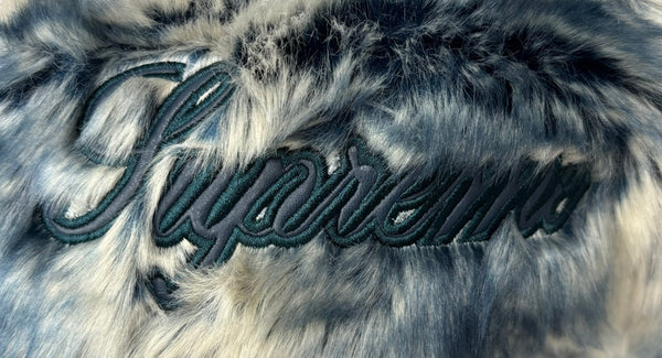 【中古】シュプリーム SUPREME 20AW Faux Fur Trooper 帽子 メンズ帽子 パイロットキャップ ブルー 201goods-523