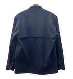 ヴィンテージ vintage 80s 80年代 BEMIDJI WOOLEN MILLS ダブルマッキーノ ロケットTALON USA製 紺 ジャケット 無地 ネイビー Mサイズ 104MT-1910