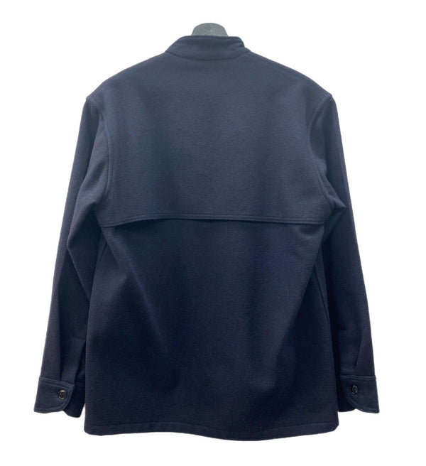 ヴィンテージ vintage 80s 80年代 BEMIDJI WOOLEN MILLS ダブルマッキーノ ロケットTALON USA製 紺 ジャケット 無地 ネイビー Mサイズ 104MT-1910