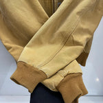 【曜日割引対象外】 カーハート Carhartt アクティブジャケット パーカー 裏地チェック ダック ジャケット ベージュ 201MT-4467 VB