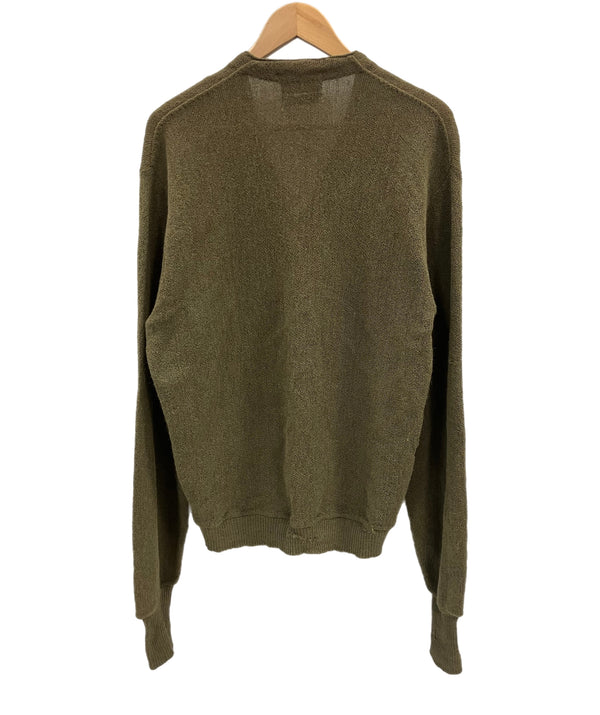 ヴィンテージ vintage 50's～60's 50～60年代 TOWNE AND KING アルパカ ニット カーディガン 44 カーディガン カーキ 101MT-5023