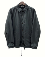 アンダーカバー UNDERCOVER COACH JACKET コーチ ジャケット バックロゴ アウター ブルゾン スナップボタン 裏フリース 黒 MUX9201-01 サイズ 1 ジャケット ロゴ ブラック 104MT-984