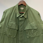 【曜日割引対象外】 ヴィンテージ vintage U.S.ARMY 60's ジャングルファティーグジャケット ポプリン 3rd 67年製 100-67-C-3154 ジャケット カーキ Mサイズ 201MT-3246 VB